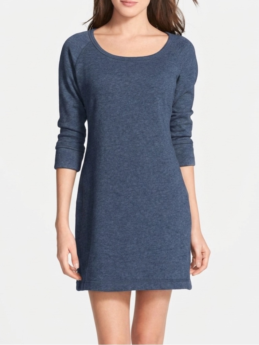 UGG Navy Fleece Lined Scoop-Neck Sweatshirt Dress